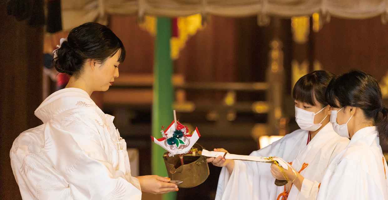 神社婚スナップ